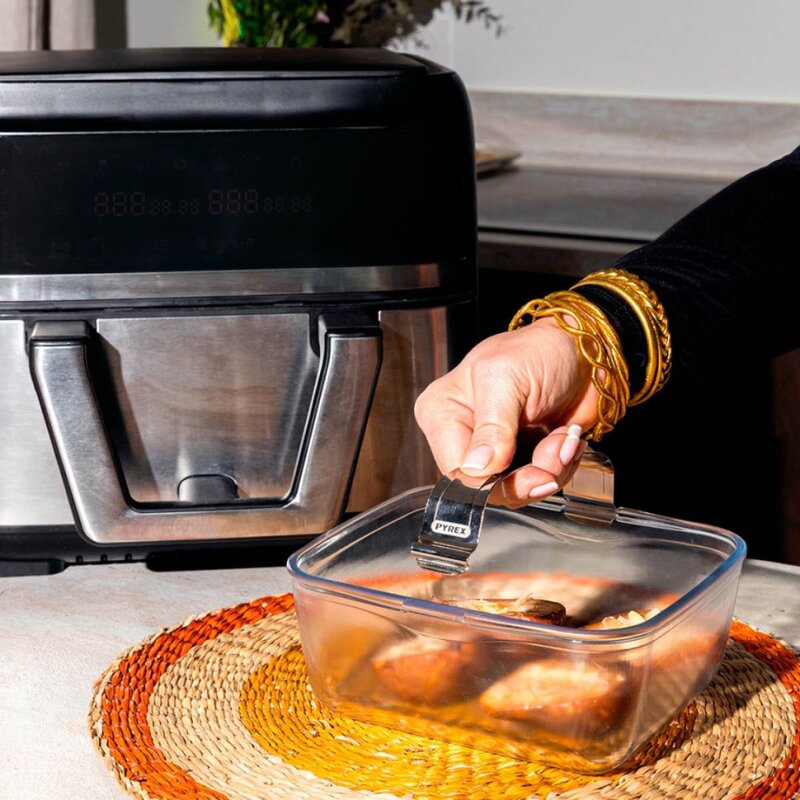 Pyrex Airfryer ildfast form 2L 18x20 cm glass