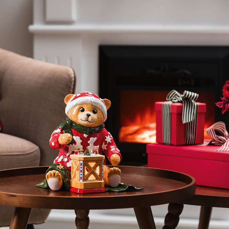 Villeroy & Boch Christmas Toy-s Memory lyslykt 35 cm Teddy