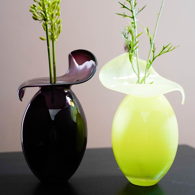 Magnor Iris vase 30 cm lilla