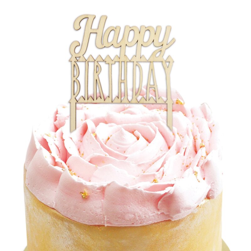 ScrapCooking Kaketopp i tre Happy Birthday