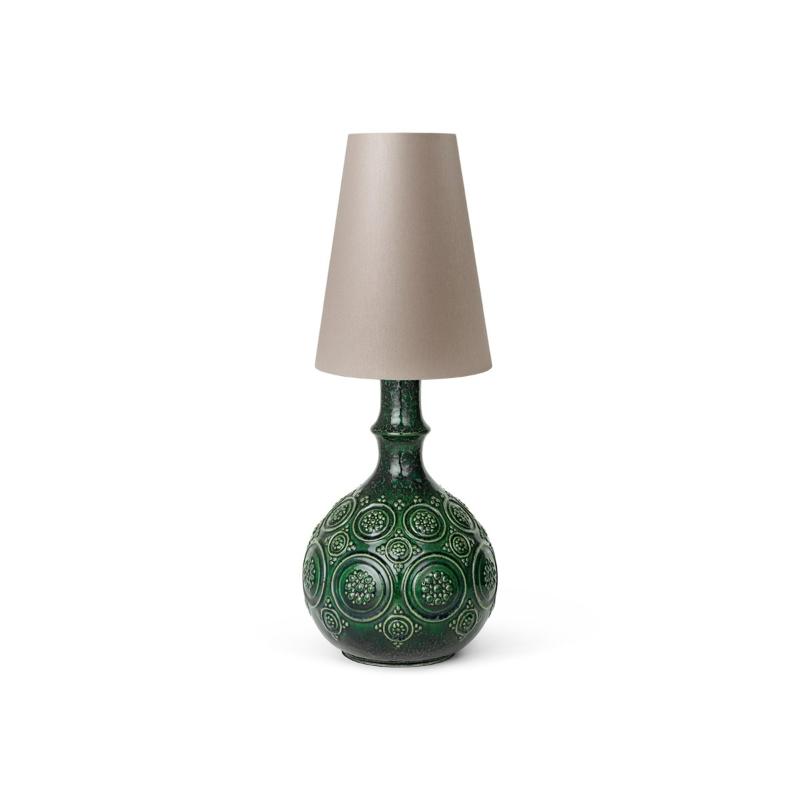 Bjørn Wiinblad Symphony Magic Lampe 25,5 cm mørk grønn