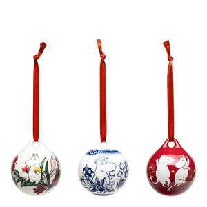 MoominArabia Mummi mini julekuler 5 cm 3 stk