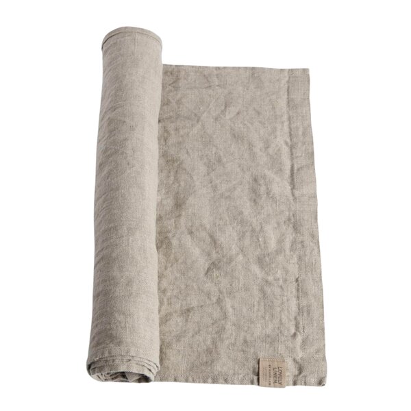 Lovely Linen Lovely bordløper lin 47x150 cm Natural Beige