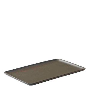 Aida RAW Metallic Brown tallerken 23,5x15 cm