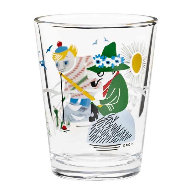 MoominArabia Mummi glass 22 cl Fiske