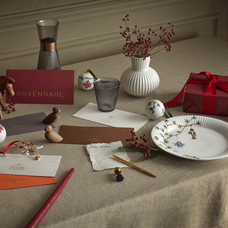 Kähler Hammershøi Christmas tallerken 27 cm 2 stk