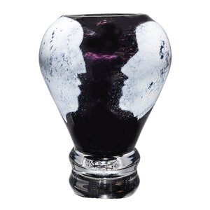 Magnor Vi Møtes vase 18 cm svart