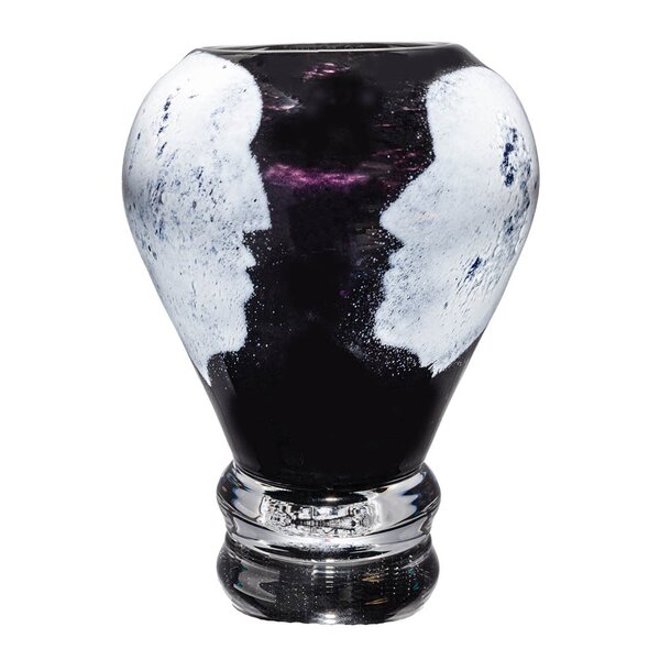 Magnor Vi Møtes vase 18 cm svart