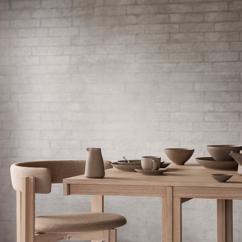 Blomus Kumi asjett S 14 cm lys brun