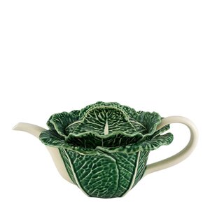 Bordallo Pinheiro Cabbage tekanne 1L grønn