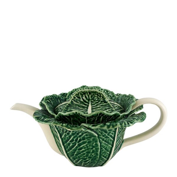 Bordallo Pinheiro Cabbage tekanne 1L grønn