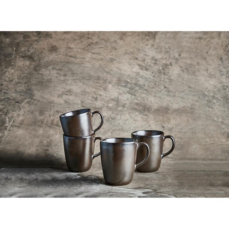 Aida RAW Metallic Brown krus m/hank 4 stk