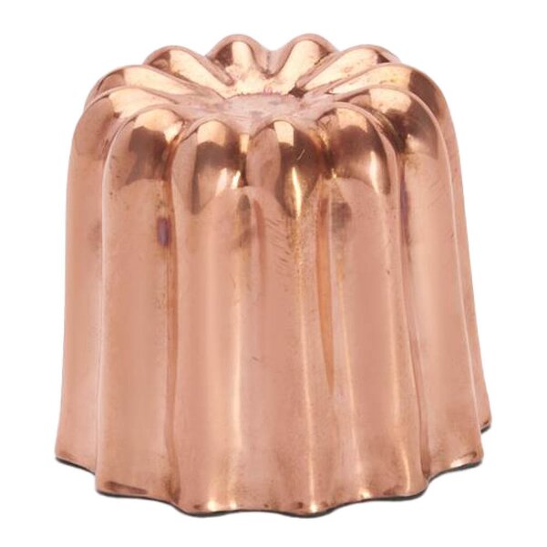 de Buyer Canéles mould bakeform 3,5 cm kobber