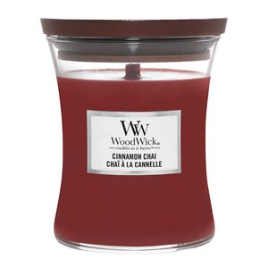 WoodWick Hourglass duftlys medium cinnamon chai