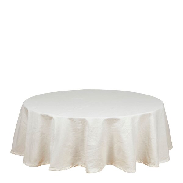 Fondaco Vide rund bordduk Ø160 cm offwhite