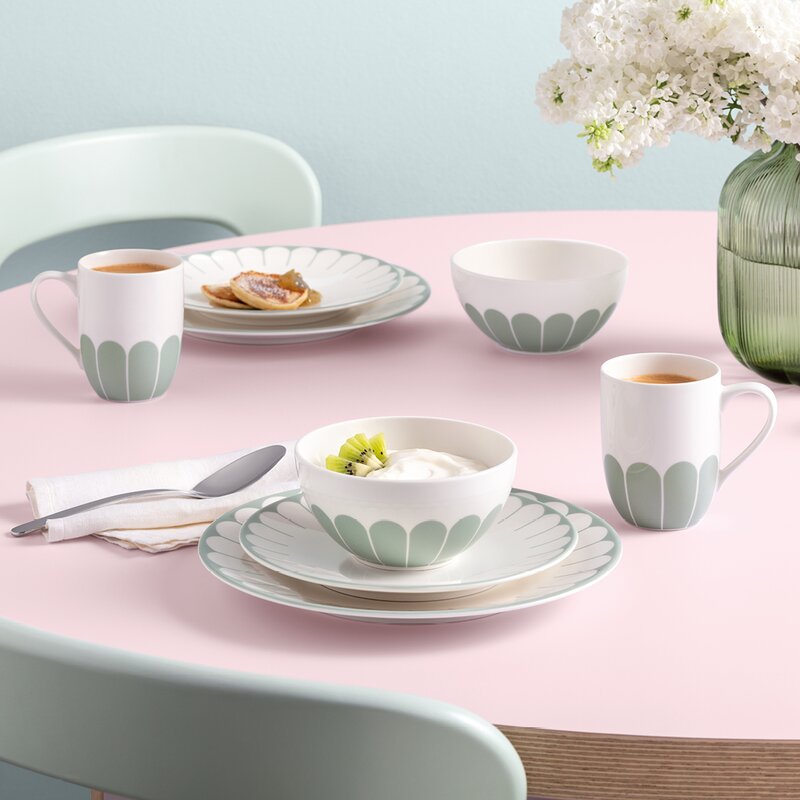 Villeroy & Boch Fleur vert middagstallerken 26,5 cm grønn