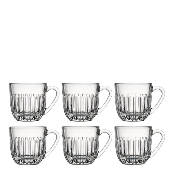 La Rochère Ouessant espressoglass 9 cl 6 stk klar