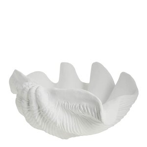 Lene Bjerre Shella seasell skål 41 cm hvit