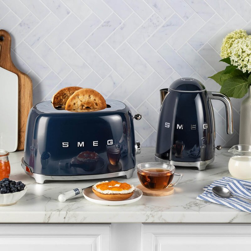 SMEG Brødrister TSF01 2 skiver navy blue