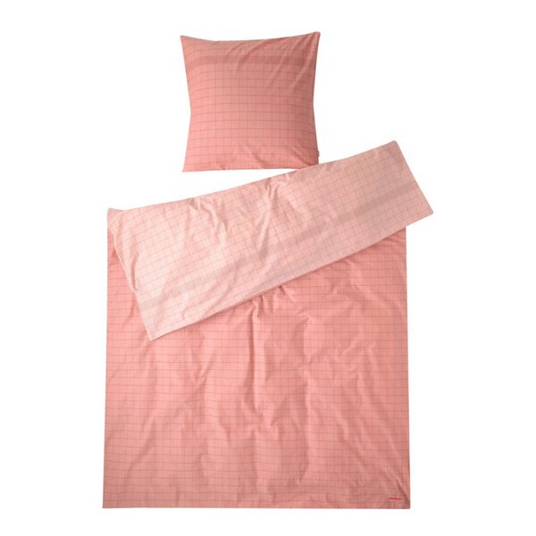 Stelton Soft Home Vibeke Klint sengetøy 140x200 cm/50x70 cm rød
