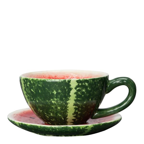 ByOn – Fruity kopp med fat 15,5 cm watermelon