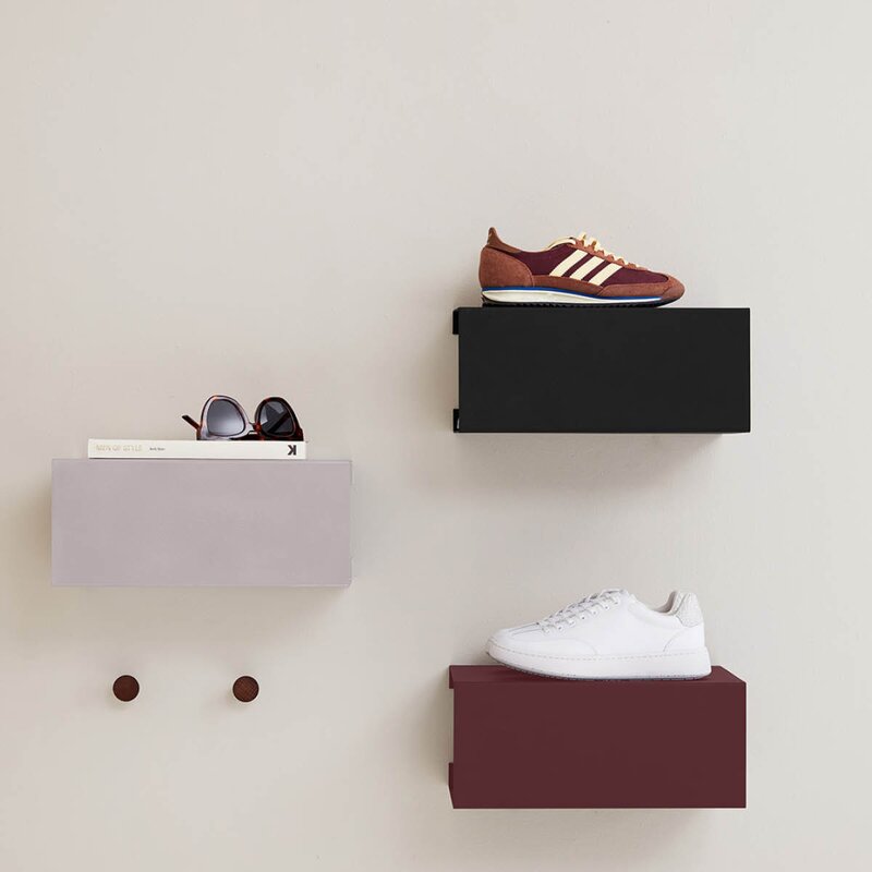 ReCollector BoxShelf hylle 35x25x15 cm Maroon Red