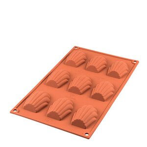 Silikomart Silikonform madeleinekaker 9 stk 6,8x4,5x1,7 cm