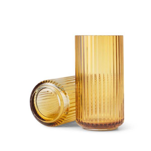 Lyngby Porcelæn Vase h20,5 cm amber