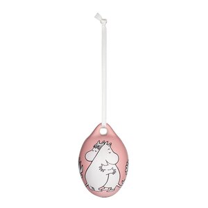 MoominArabia Mummi påskeegg 6,7 cm Kjærlighet rosa