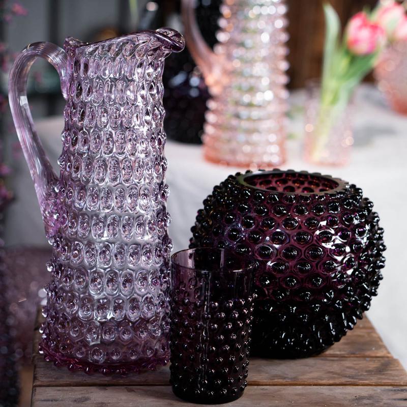 Klimchi Hobnail vase 18 cm underl violet