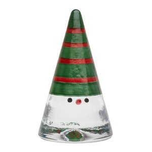 Kosta Boda Noel nisse 15 cm grønn