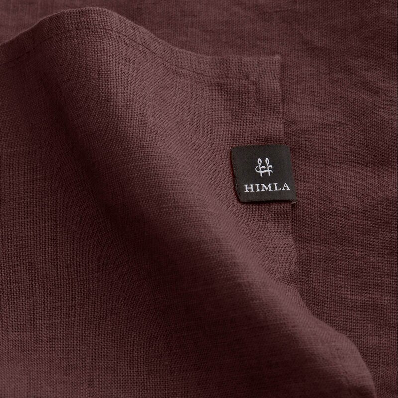 Himla Sunshine putetrekk lin 50x50 cm burgundy