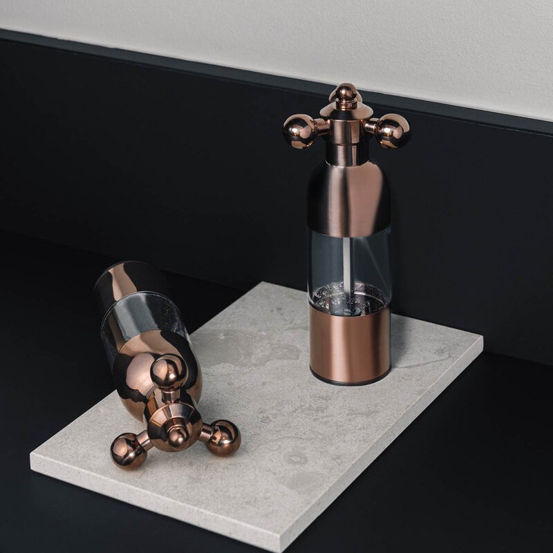 Vargen & Thor Axia salt- og pepperkvern 18 cm 2 stk bronse