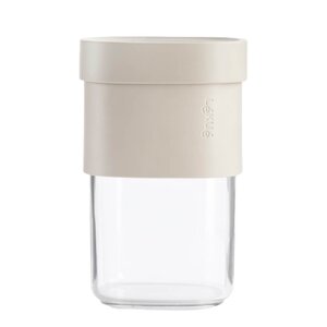 Lékué Flip Storage oppbevaringsboks M med lokk beige