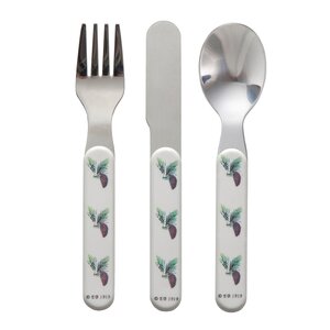 Rätt Start Elsa Beskow barnebestikk 3 deler Tomtebobarnen