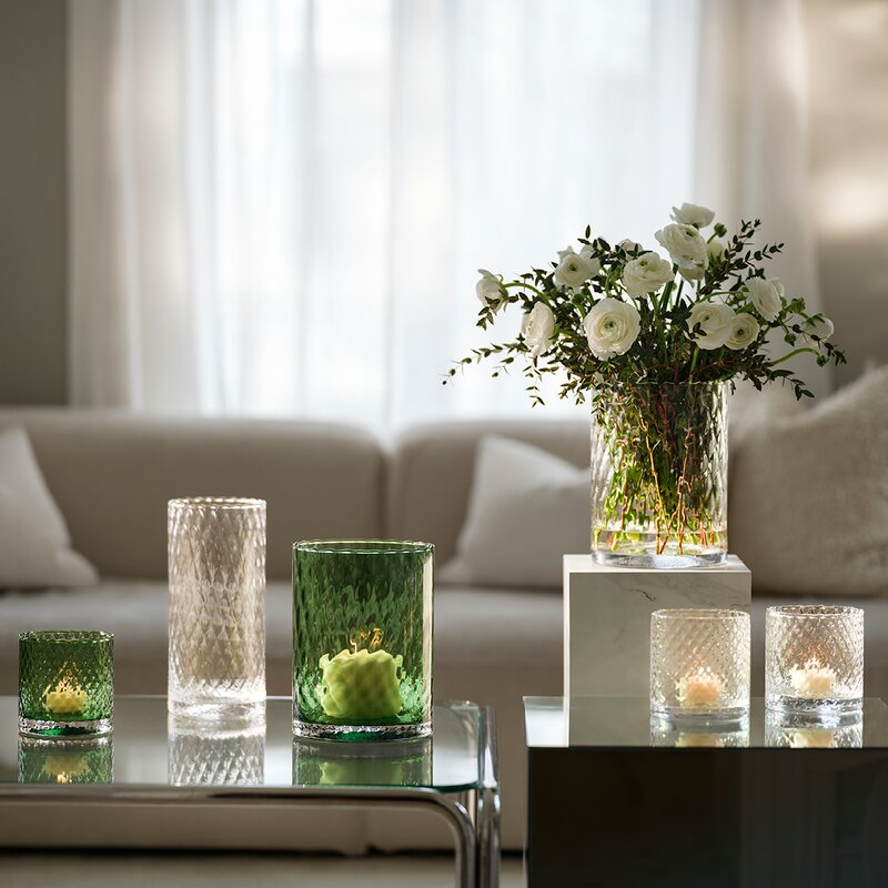 Magnor Harlekin vase 28 cm klar