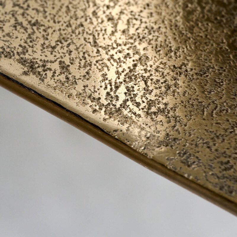 House Doctor Vegghylle Boxie i aluminium 50x18x50 cm gyllen