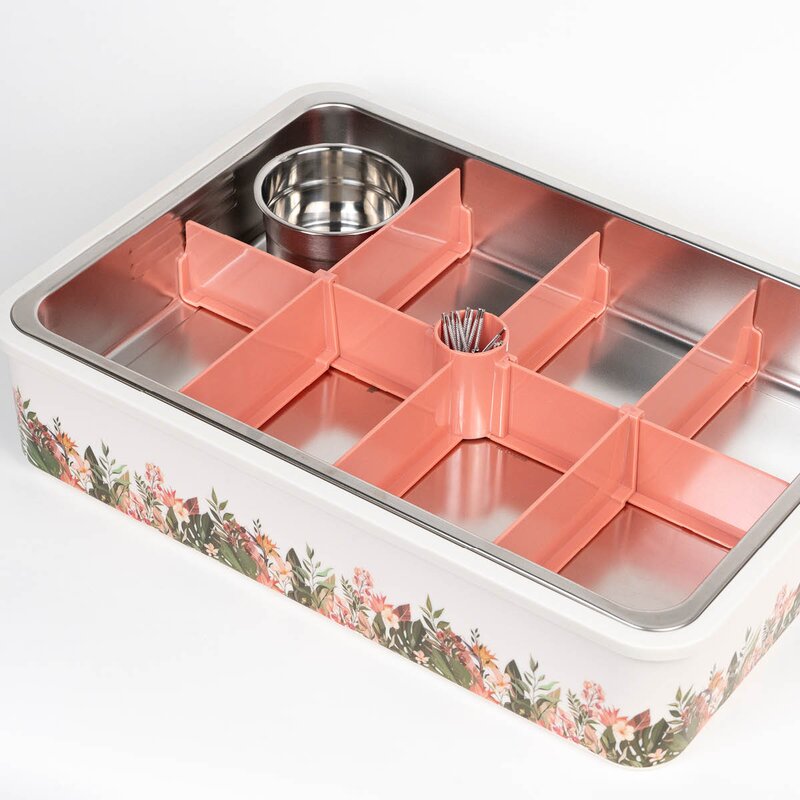 Platterbox Tilbehørssett til matboks 2-8 rom Floral