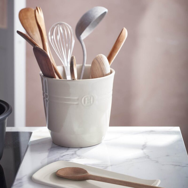 Emile Henry Redskapsholder 16,5 cm krem