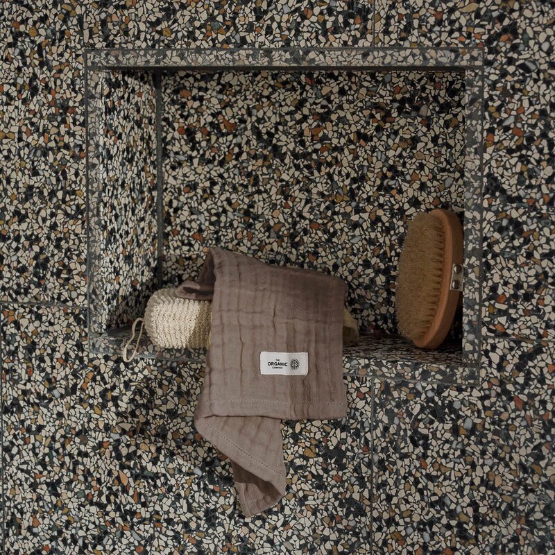 The Organic Company FINE vaskeklut 30x30 cm 3 stk clay