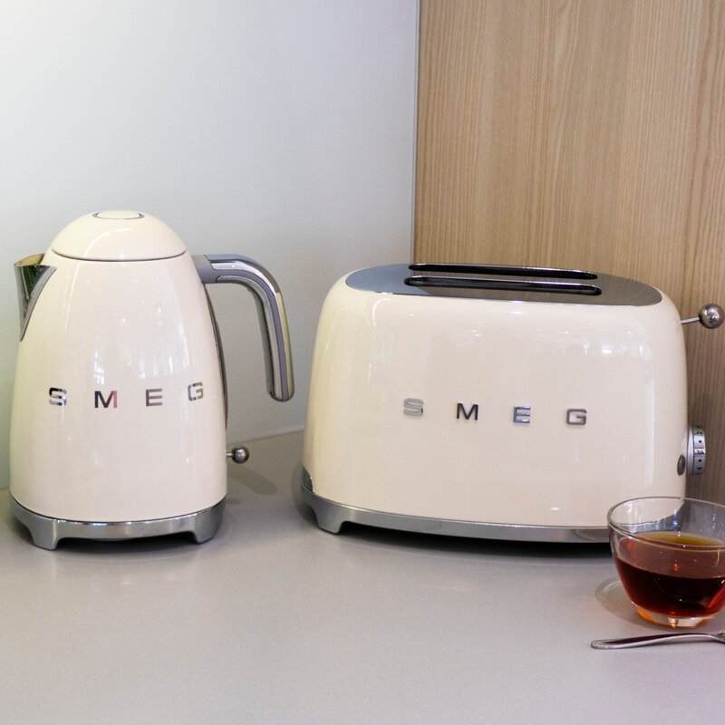 SMEG Brødrister TSF01 2 skiver krem