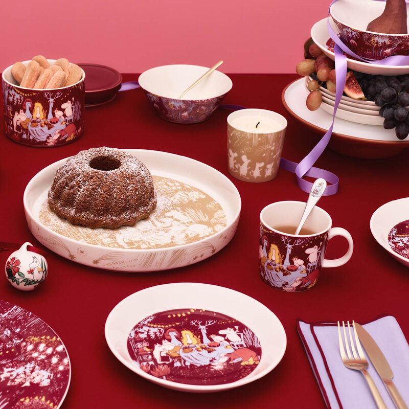 MoominArabia Mummi stearinlys 8,2 cm Festlige stunder