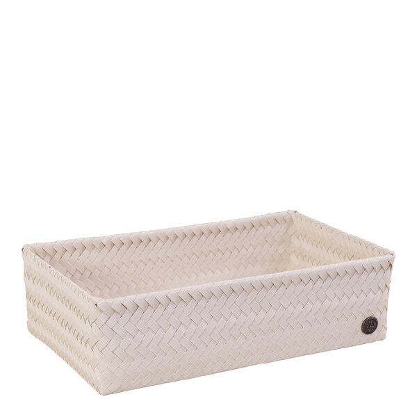 Handed By Fit stor oppbevaringskurv 36x24x10 cm champagne
