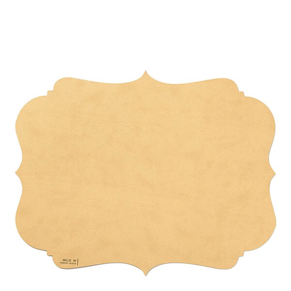 MiLLE W NORDISK DESIGN Vintage bordbrikke 44x35 cm beige