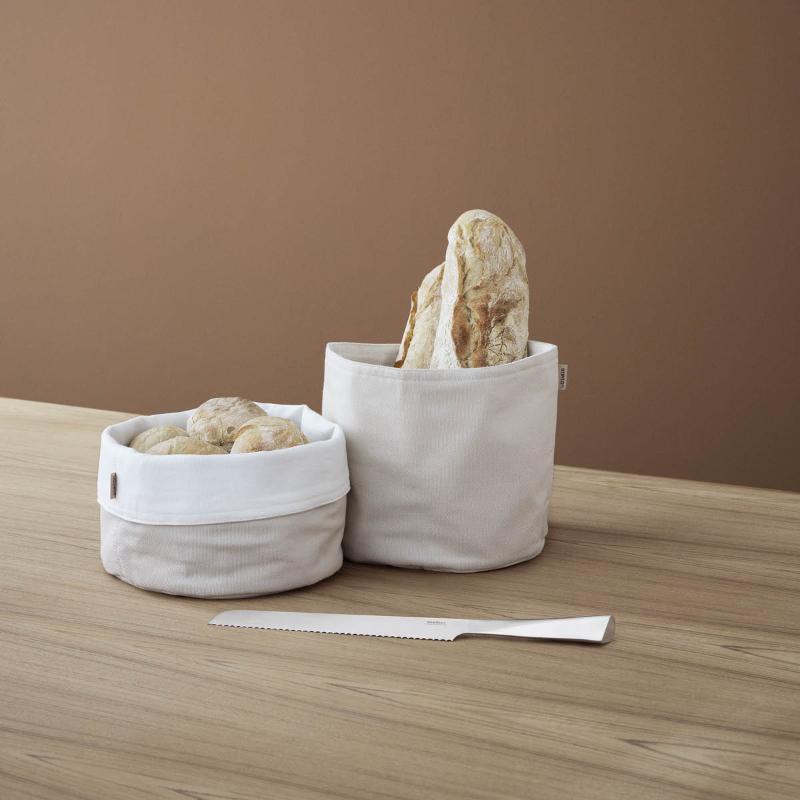 Stelton Classic brødpose stor 23x21 cm sand/hvit