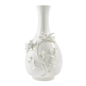 Pols Potten Rijks vase 60 cm 3D-fugler hvit