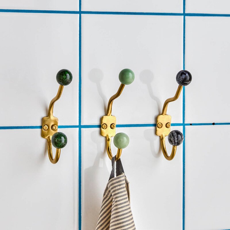 House Doctor Ball knagg 13x2x7 cm 2 stk grønn