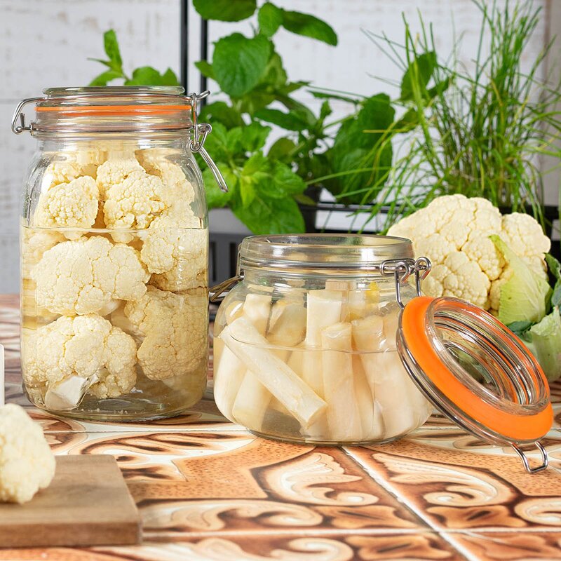 Modern House Sogn glasskrukke sett 0,5L 3 stk klar