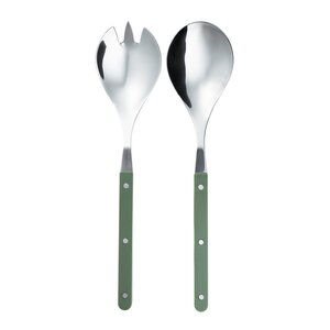 Stiernholm Prima Verde salatbestikk 28,5 cm stål/grønn
