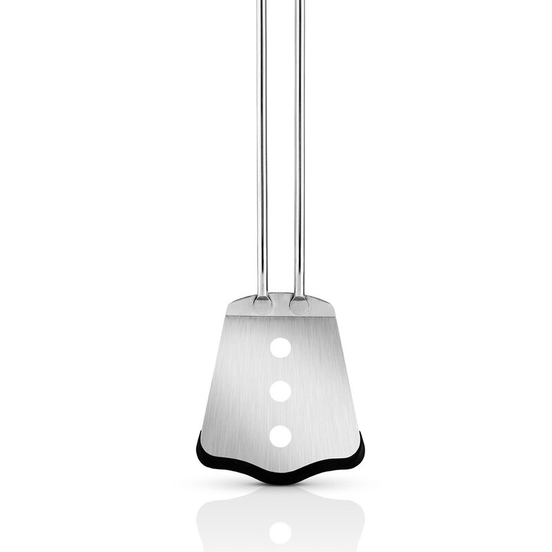 Eva Trio Stekespade med silikon kort stål